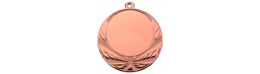 70MM WING CUSTOM CENTRE MEDAL - GOLD, SILVER OR BRONZE